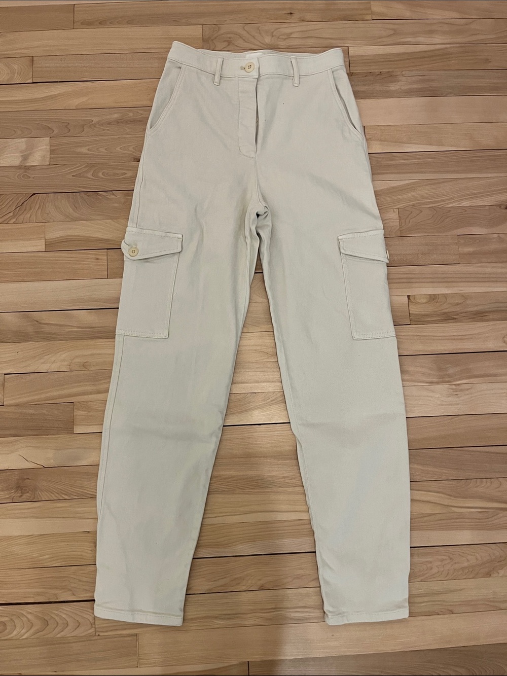 Wilfred Cream high waist Cargo Pants